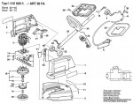 Bosch 0 600 820 803 ART-30-DF Lawn-Edge-Trimmer Spare Parts